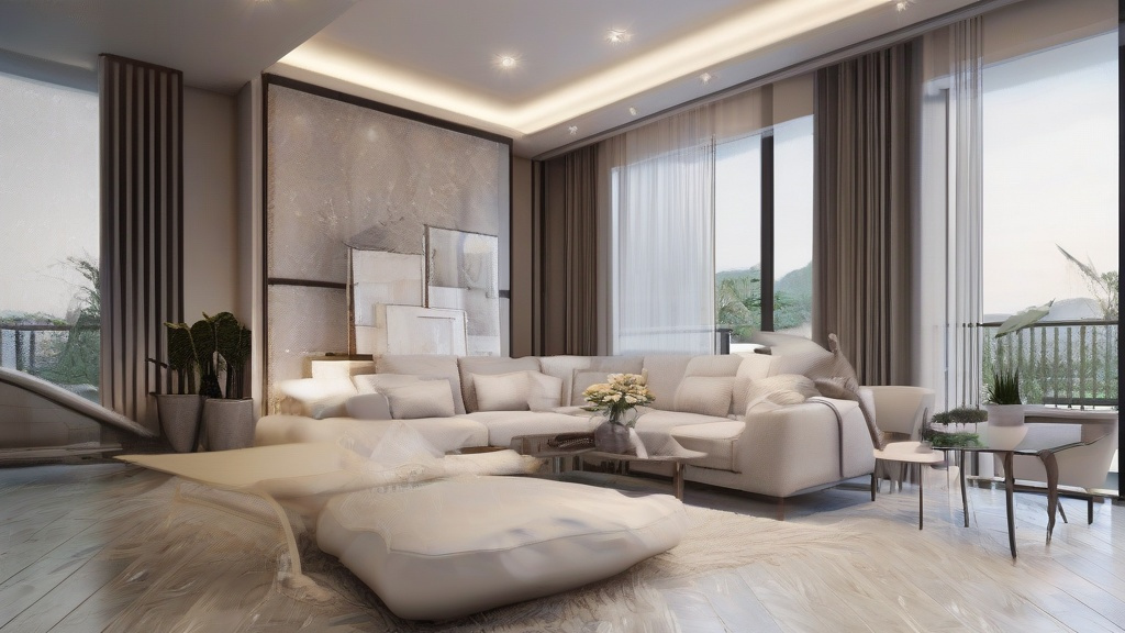 客厅装修新趋势：日式自然与轻奢精致的完美融合