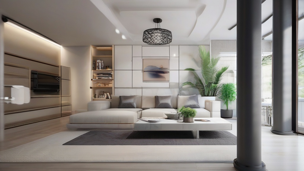 现代简约客厅吊顶设计指南：打造轻盈通透的视觉空间