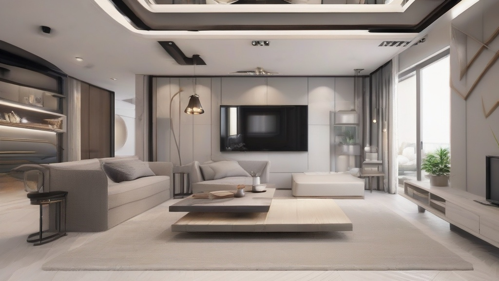 新中式客厅装修全攻略：从瓷砖到吊顶的东方美学实践