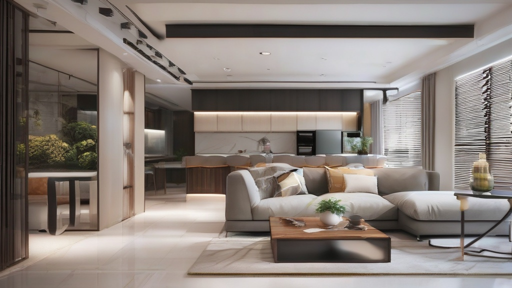 大户型客厅装修指南：瓷砖选择与照明设计的黄金法则